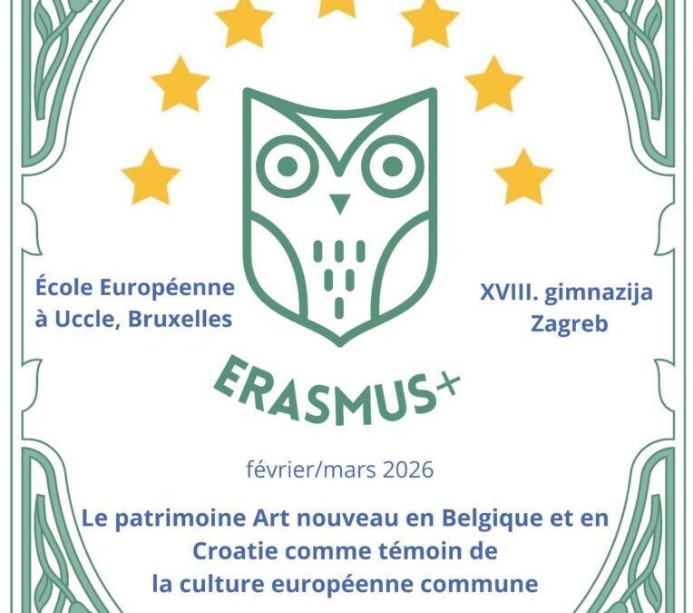 Erasmus+ projekt – Secesijska baština u Belgiji i Hrvatskoj kao svjedok zajedničke europske kulture