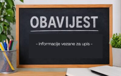 Informacije vezane za upis