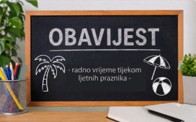 Radno vrijeme XVIII. gimnazije tijekom ljetnim praznika